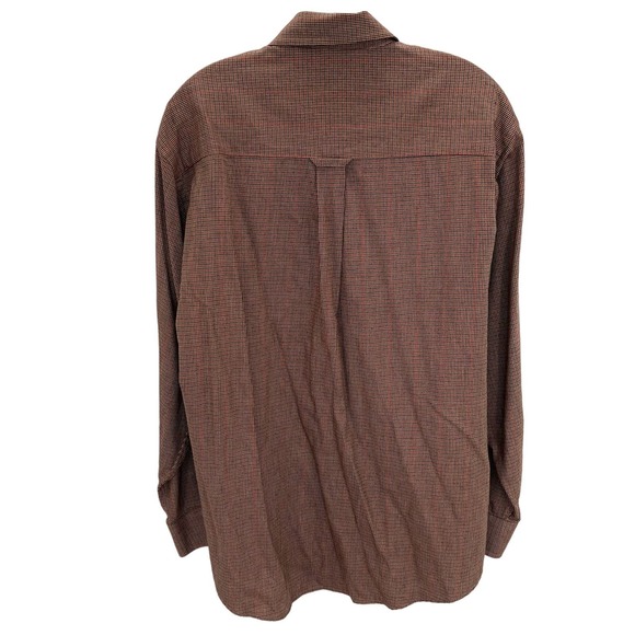 Pendleton micro houndstooth wool blend button front men’s shirt - Picture 4 of 5